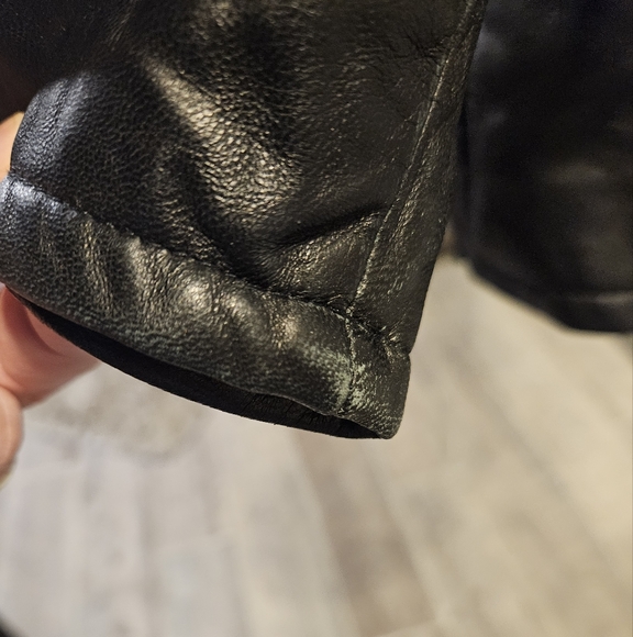 Wilsons Leather Pelle Studio Coat Black Color Medium Size - Picture 6 of 7